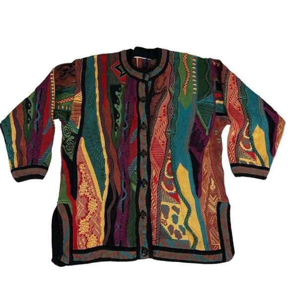 Vintage Carlo Alberto Australia Small Coogie Style Cardigan - Picture 5 of 9